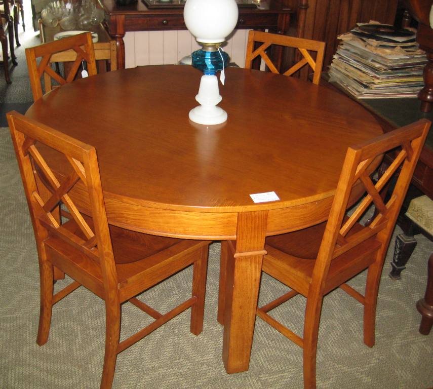 Arts ands Crafts Dining Suite   SOLD